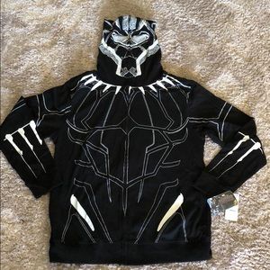 Men’s Light Black Panther Hooded Jacket